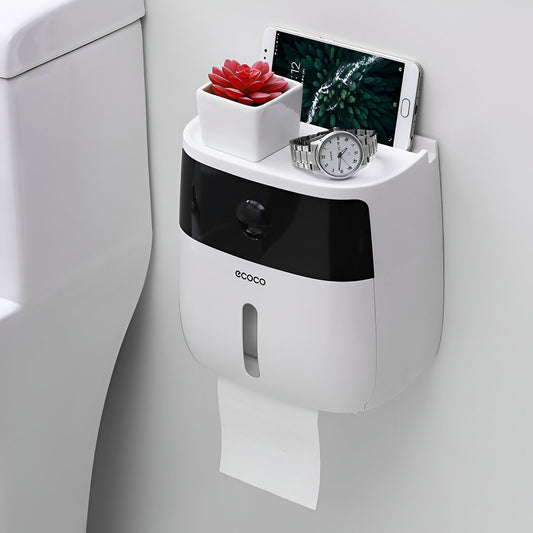 Dispensador De Papel Higiénico, Toallitas Con Cajón Ecoco