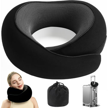 Cojín de Cuello Ergonómico Ajustable para Viaje y Oficina