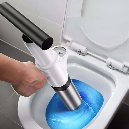 Desatorador Para Inodoro Lavadero A Presión Con Acero inoxidable