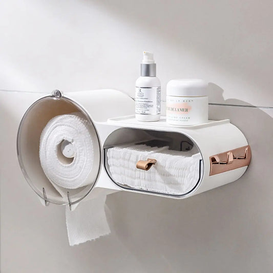 Dispensador De Papel Premium Con Ganchos