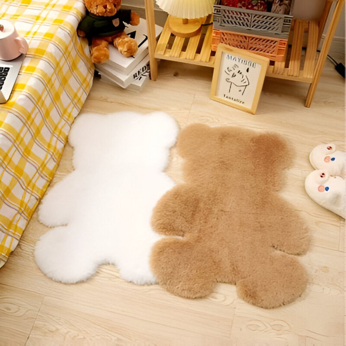 Paco Home Alfombra infantil para dormitorio infantil con motivo de  elefante, oso y globo en color beige, tamaño: 6 pies 7 pulgadas x 9 pies 2  pulgadas