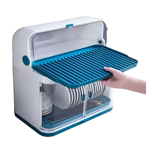 Escurridor De Platos De 2 Niveles Con Puertas