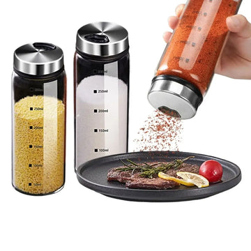 Condimentero de Borosilicato Tapa de Acero S1