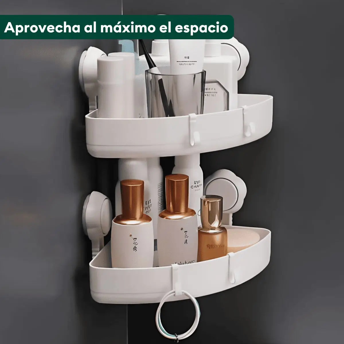 Esquinero multifuncional con escurridor