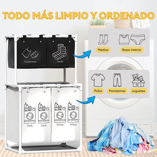 Estante para Lavandería de 2 Niveles Mirella
