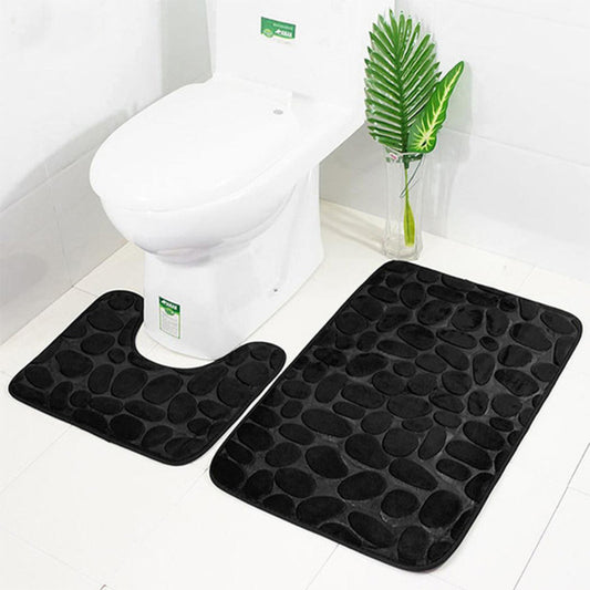 Set De 3 Alfombras De Baño