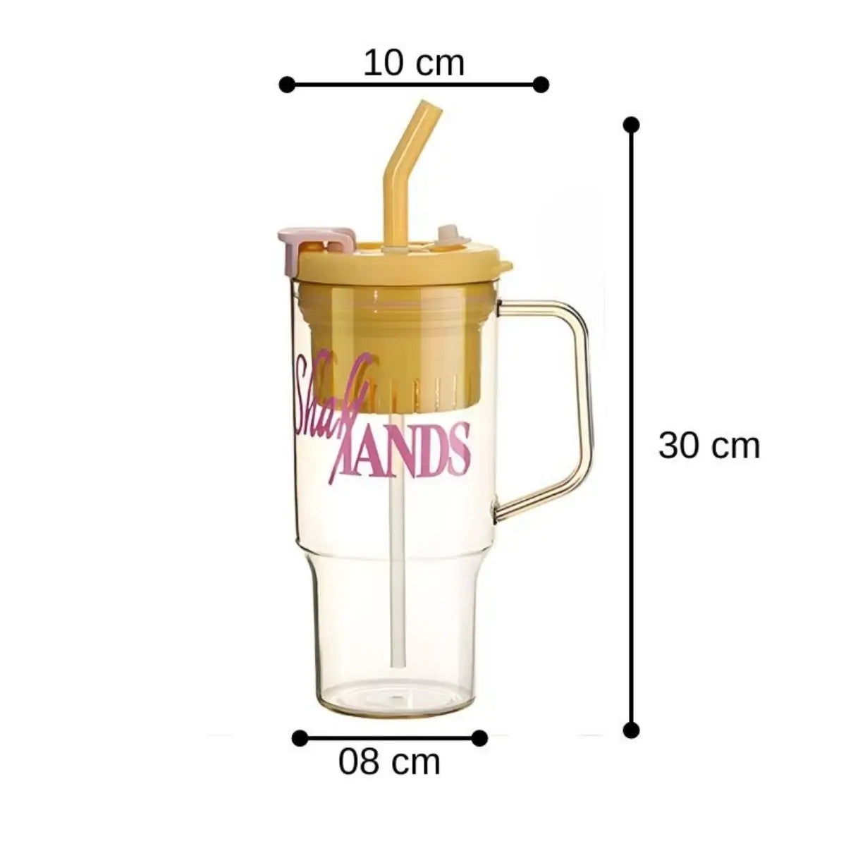 Medidas del tomatodo portátil Shake Hands 1200 ml