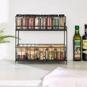 Organizador de Metal de 2 Niveles Corredizo Zoe