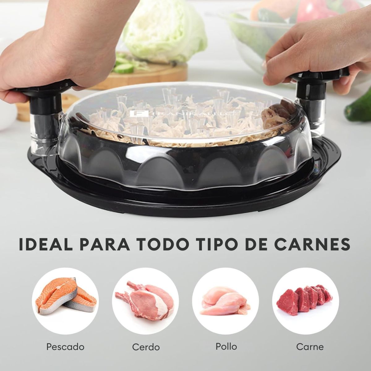 Deshilachador Desmenuzador Manual de Pollo
