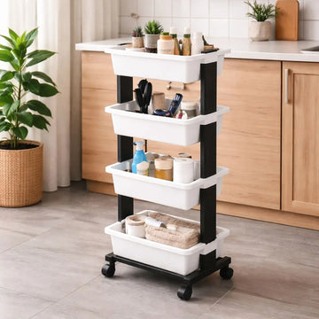 Organizador Multiuso de 4 Niveles con Ruedas Dario
