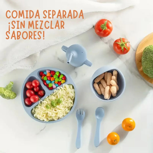 Juego de 5 Piezas Antiderrame para Bebé