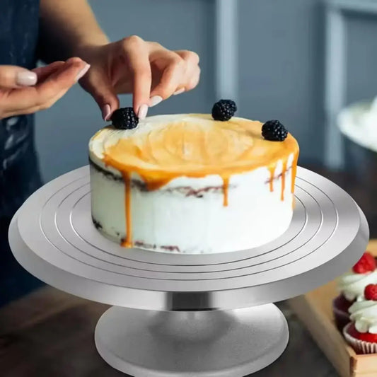 Base Giratoria para Tortas de Aluminio