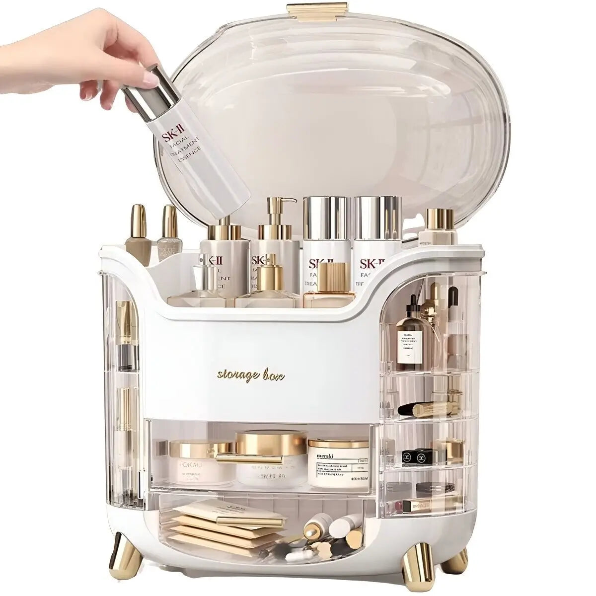 Porta Cosméticos Organizador Premium De 8 Capas