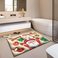 Propiedad de absorcion de la alfombra 3d navidad