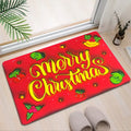 Alfombra absorbente 3d navidad festiva para el hogar