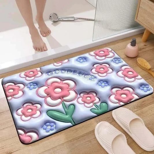 Alfombra De Baño Diseños 3D