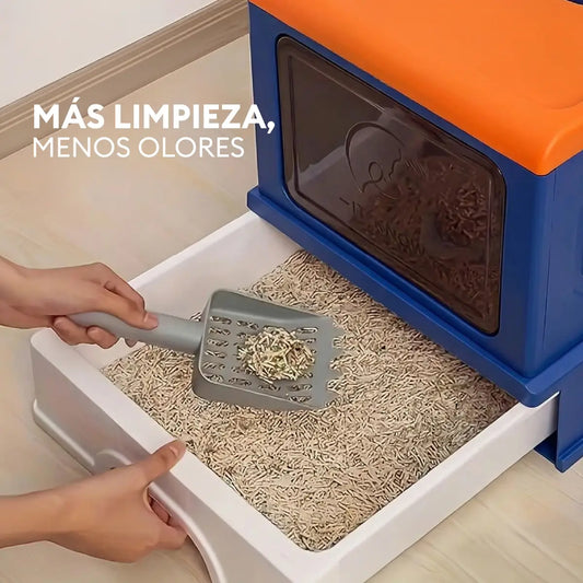 Arenero para Gatos con cajón extraíble y pala
