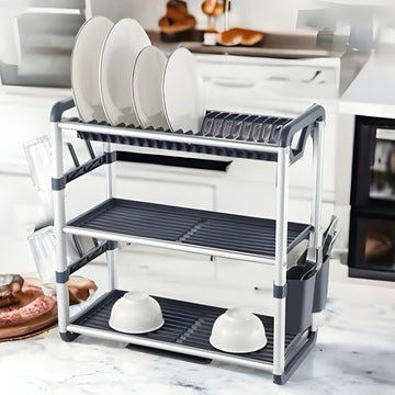 Escurridor de Platos y Utensilios de 3 Niveles Mariela