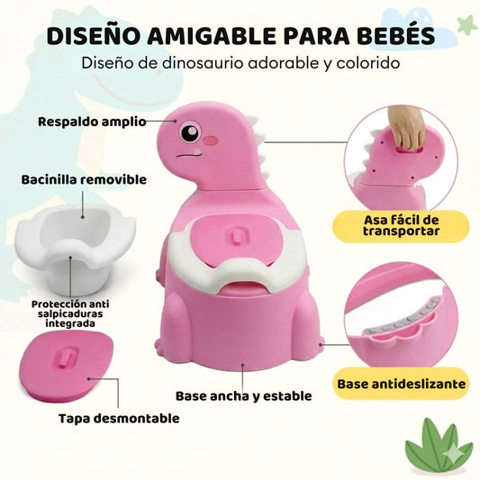 Bacín para Niños Modelo Dinosaurio
