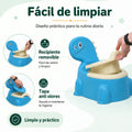 Bacin infantil con recipiente extraíble para facilitar la limpieza y mantener la higiene