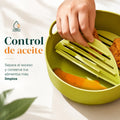 Bandeja para freidora de aire con rejilla interior para separar y drenar el exceso de aceite