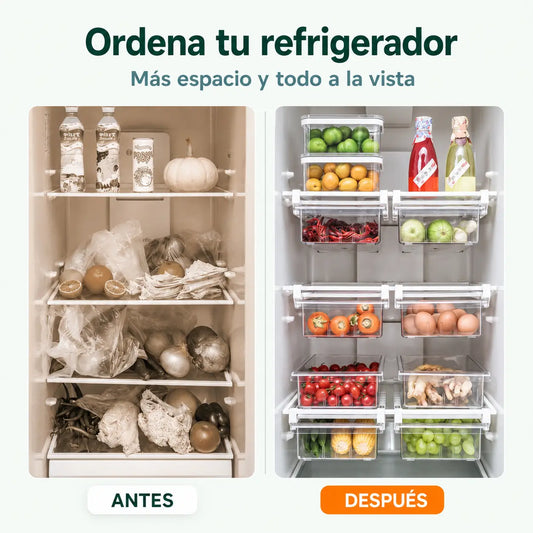 Bandeja Retráctil para Refrigerador con Divisiones