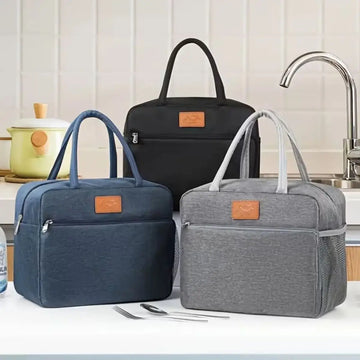Bolso Lonchera Térmica de Tela Oxford con Asas