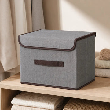 Caja Organizadora de Tela Plegable con Tapa