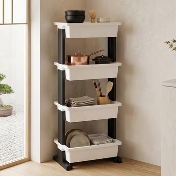 Organizador Multiuso de 4 Niveles con Ruedas Dario
