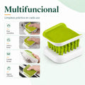 Cepillo multifuncional de doble cara para limpiar diferentes superficies y objetos del hogar