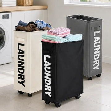 Cesto de Ropa Multiuso con Ruedas Laundry