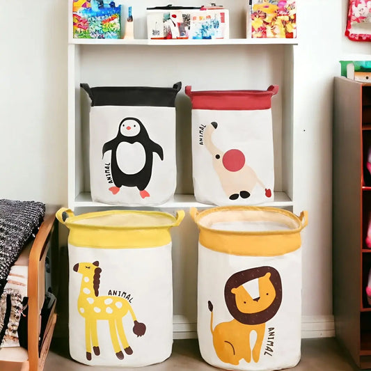 Cesto De Ropa Para Dormitorio Lavandería Diseño De Animales