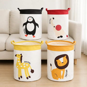 Cesto de Ropa Infantil Impermeable Diseño de Animales