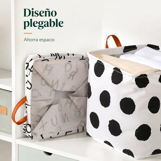 Cesto de Ropa y Juguetes Multiuso Cuadrado Impermeable