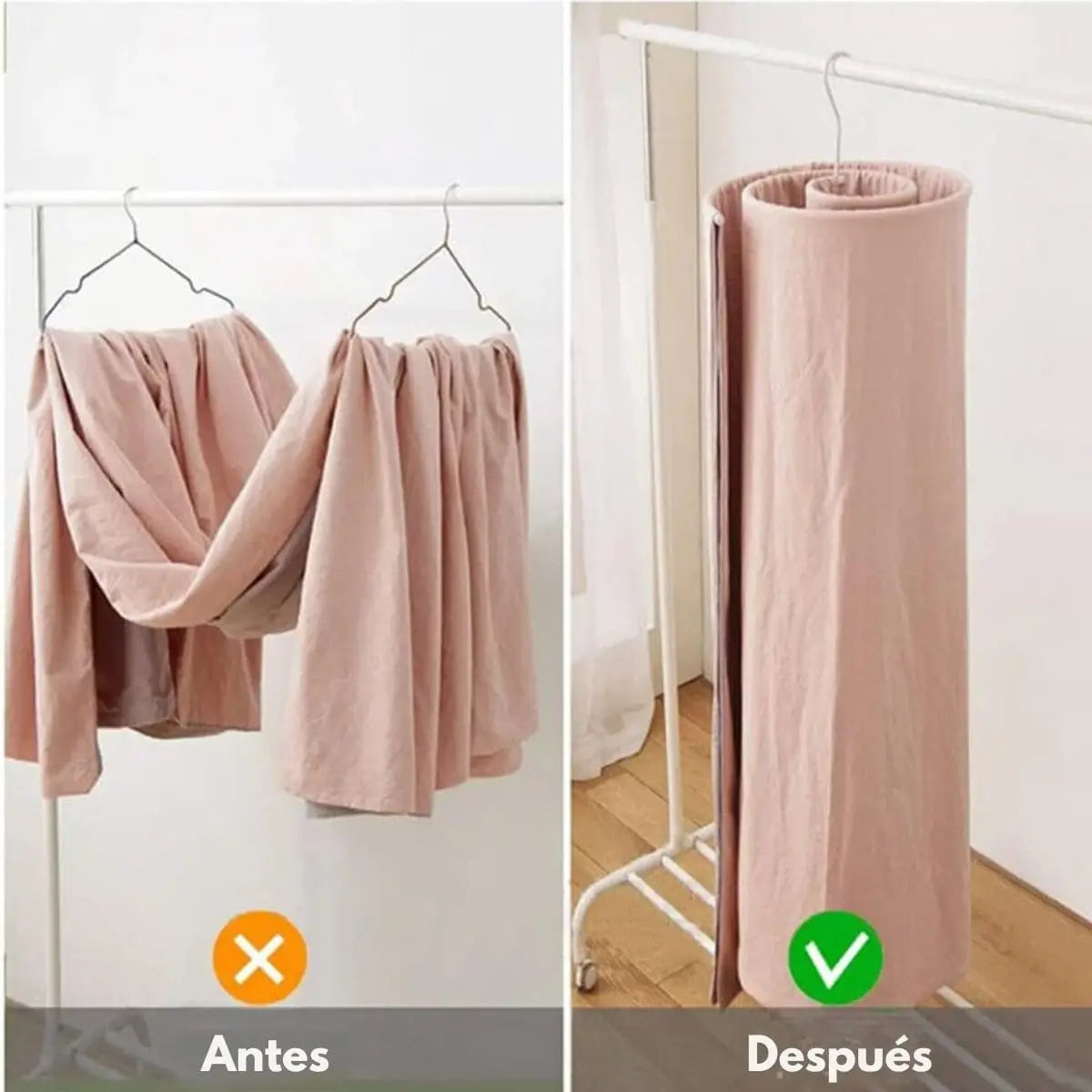 Colgador De Sábanas Ropa De Cama Toallas De Acero Inoxidable