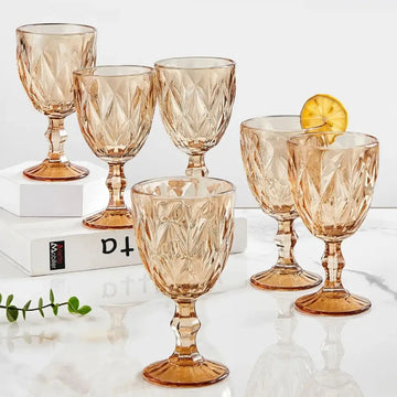 Set de 6 Copas Vintage Royal de Vidrio 330 ml