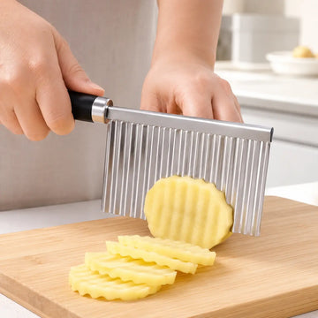 Cuchillo Ondulado para Papas Fritas y Decoración