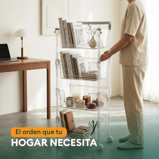Carrito Organizador Multiuso de 4 Niveles Venecia