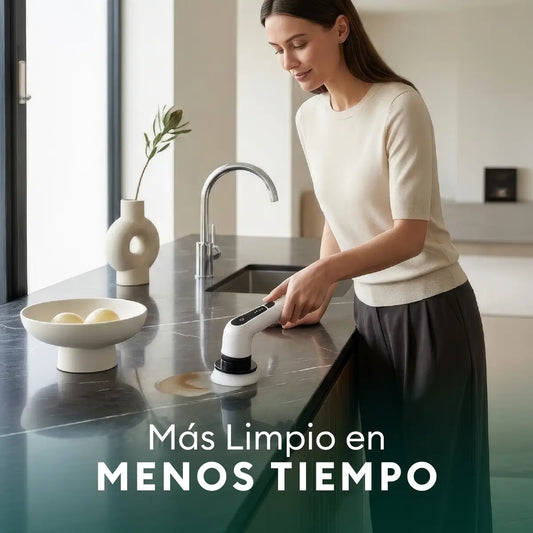 Cepillo Eléctrico Recargable de Limpieza 9 en 1