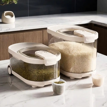 Contenedor Hermético de Arroz Premium Modelo Roma