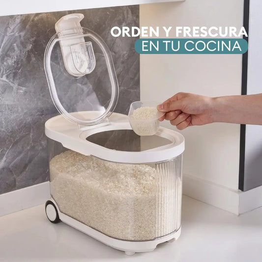 Contenedor Premium Hermético de Arroz Modelo Roma