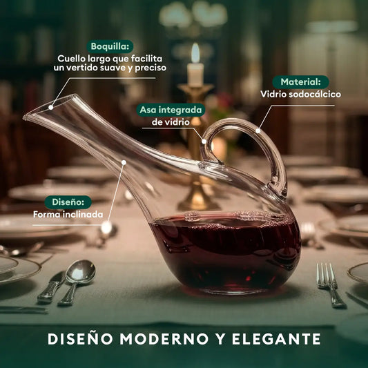 Decantador de Vino Inclinado Sunrise 2 Litros