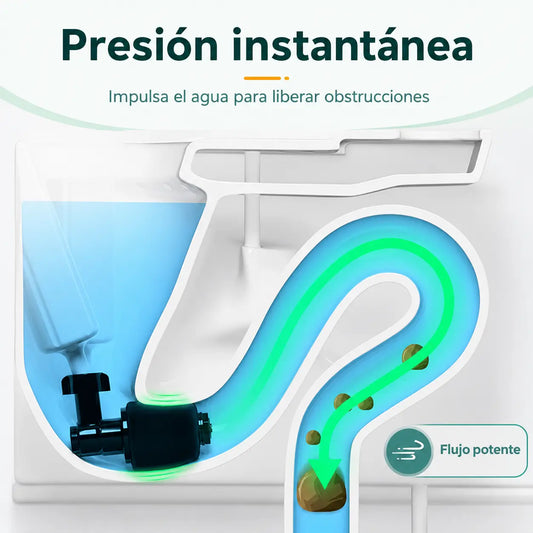 Desatorador a Presión con Bomba de Aire
