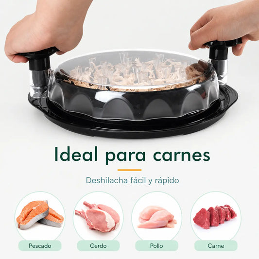 Deshilachador Manual de Pollo con Tapa Transparente