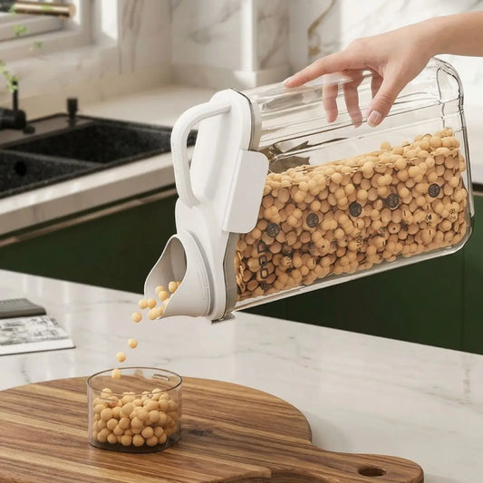 Dispensador Hermético para Alimentos 2500 ml Transparente Food