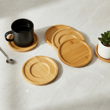 Set de 6 Posavasos de Bambú