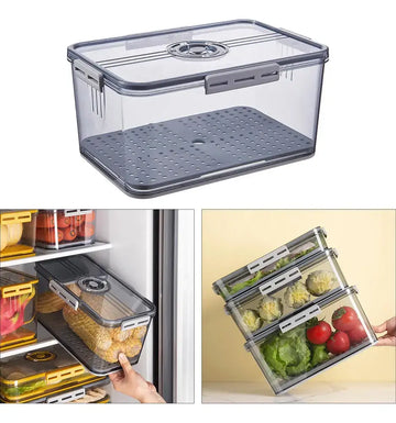 Táper Hermético Premium Gris Tamaño M