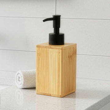 Dispensador de Jabón Liquido Bambú