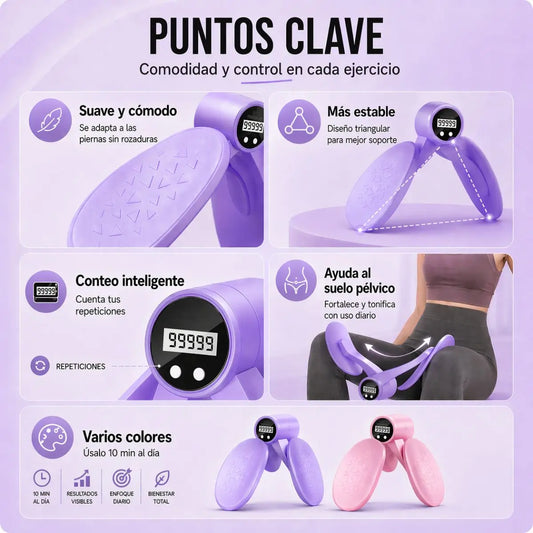 Ejercitador de Muslos con Contador Integrado