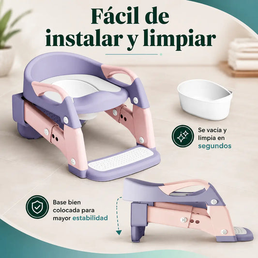 Escalera de Baño con Bacín Infantil Plegable BD103